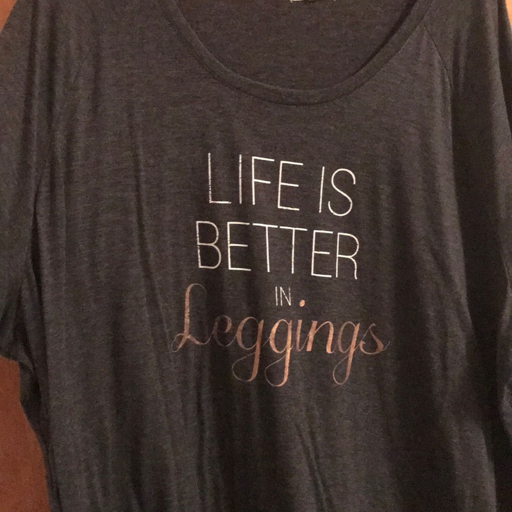 Soft, charcoal grey tunic length tee
